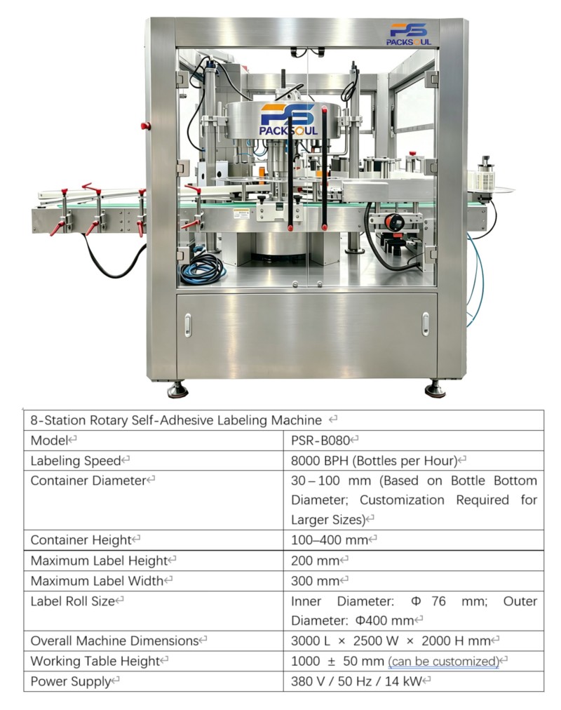 Rotary Self Adhesive Labeling Machines